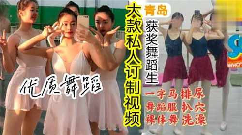 富豪定制私密视频：一字马舞蹈服裸体操，排尿扒穴洗澡全记录